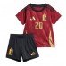 Maglie da calcio Belgio Lois Openda #20 Prima Maglia Bambino Europei 2024 Manica Corta (+ Pantaloni corti)